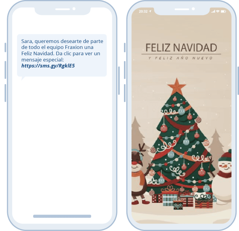 Tipos de SMS marketing en Navidad