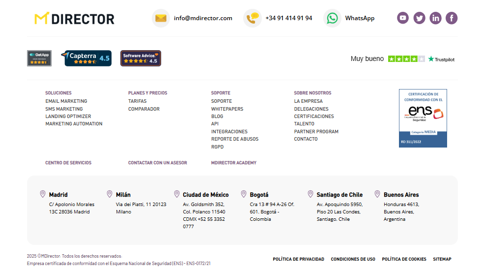 diseñar un footer 