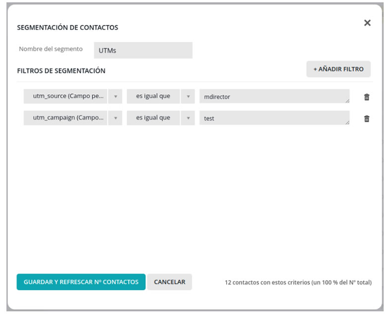 utm en email marketing y segmentación