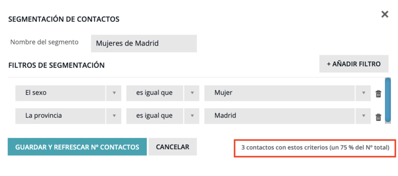 Segmentar lista de contactos para mejorar tasa de apertura