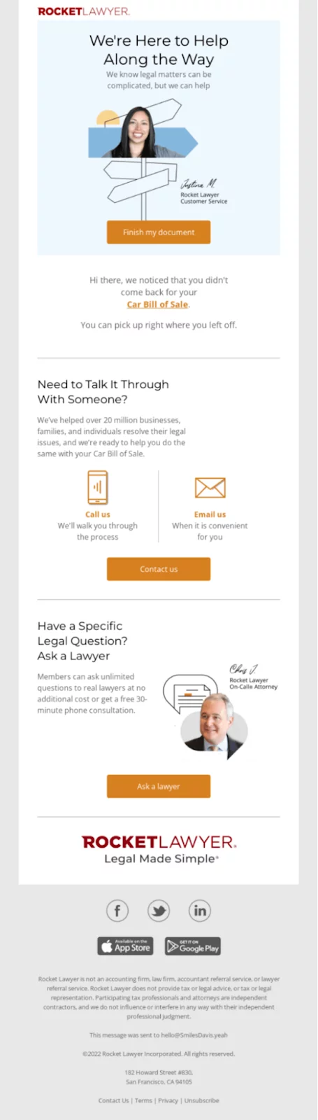 estrategia de email marketing para abogados