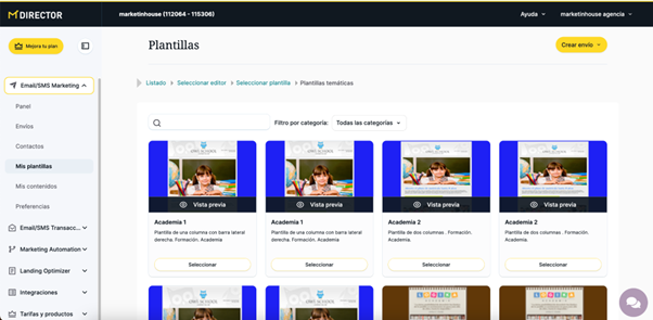 Gestionar campañas de email multilenguaje 