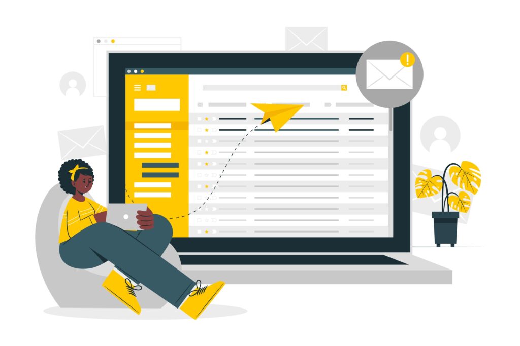 un generador de correos electrónicos 