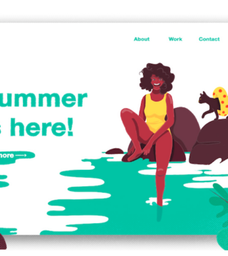 Le 10 landing pages più rinfrescanti dell’estate