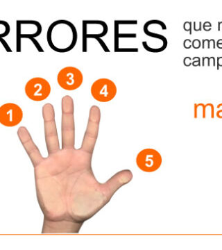 5 errores en Email Marketing que no debes cometer