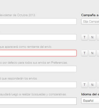 El primer impacto es lo que cuenta en un email