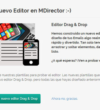 MDirector lanza un nuevo editor de plantillas