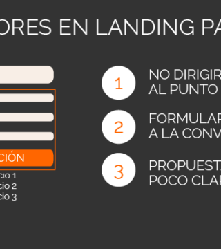 Los 3 peores errores en landing pages