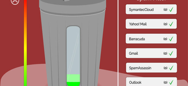 ¿Cómo se genera un test de spam?