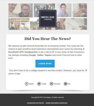 4 ejemplos de contenidos en newsletters que convierten