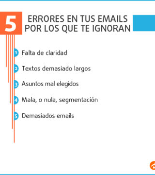 5 errores que hacen que tus clientes ignoren tus emails