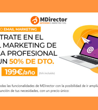 Email Marketing profesional, ahora es posible con el pack básico de MDirector